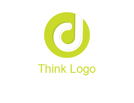 letter d inside the circle logo