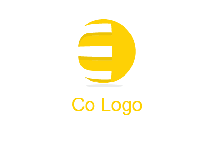 letter e rap on the circle logo