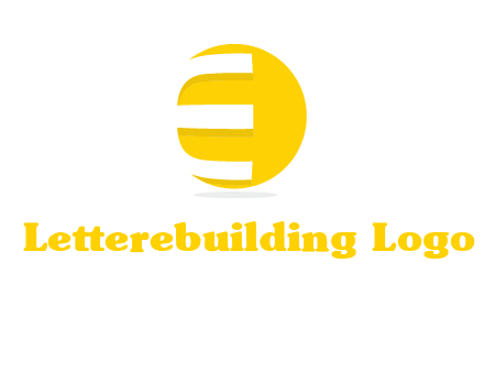 letter e rap on the circle logo