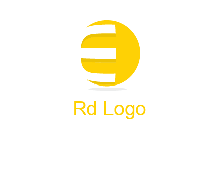 letter e rap on the circle logo