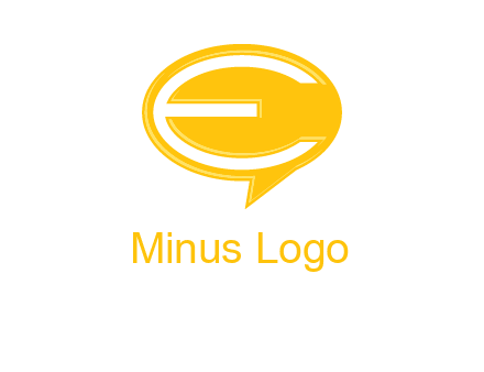letter e inside the speech bubble logo