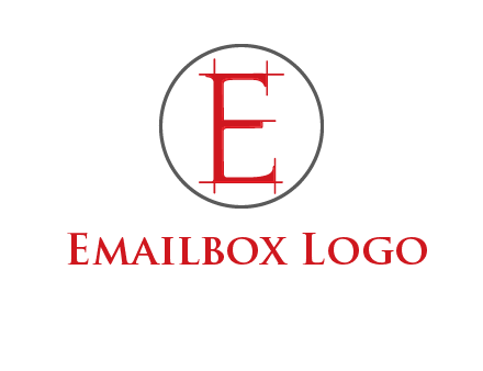 letter e inside the circle logo