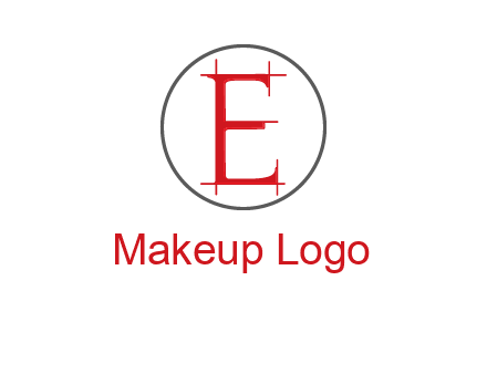 letter e inside the circle logo