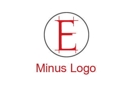 letter e inside the circle logo