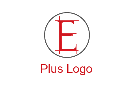 letter e inside the circle logo