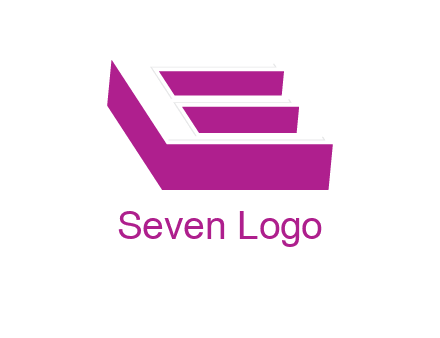 negative spacing 3D letter E