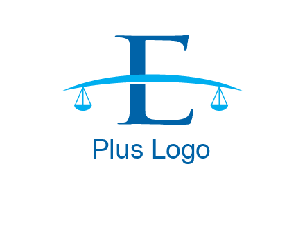 letter e incorporated with scale logo
