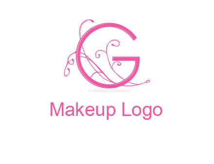 ornaments in letter g logo