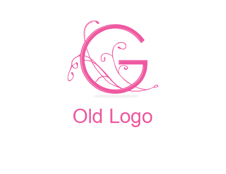 ornaments in letter g logo