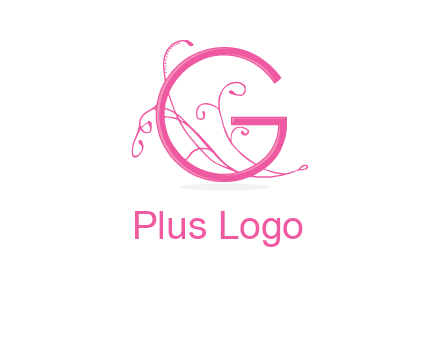 ornaments in letter g logo