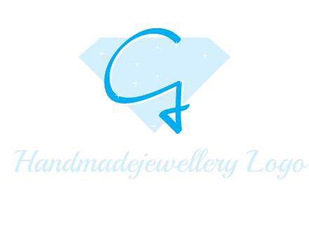 letter g placed in front of a diamond logo