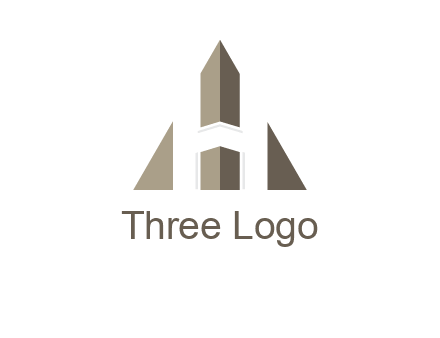 letter h inside the triangle logo