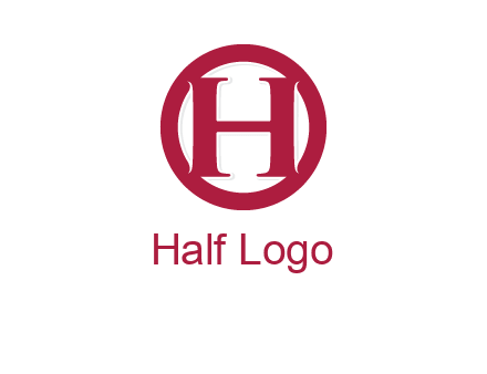 letter h inside circle logo