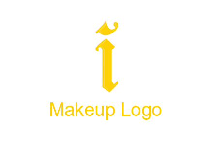 old font letter I