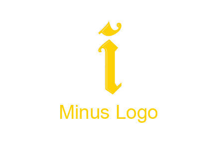old font letter I