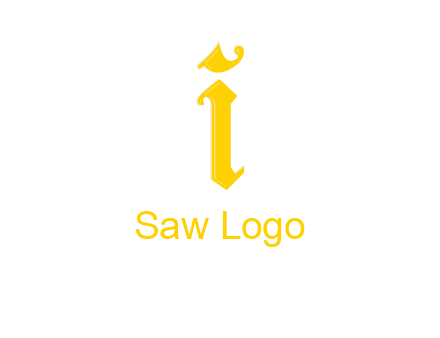 old font letter I