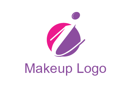letter i inside the circle logo
