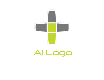 plus merged with letter i logo