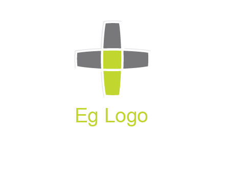 plus merged with letter i logo