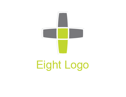 plus merged with letter i logo