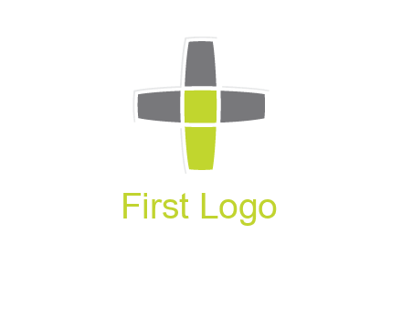 plus merged with letter i logo