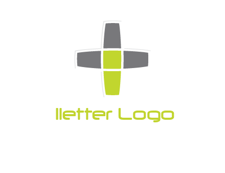 plus merged with letter i logo
