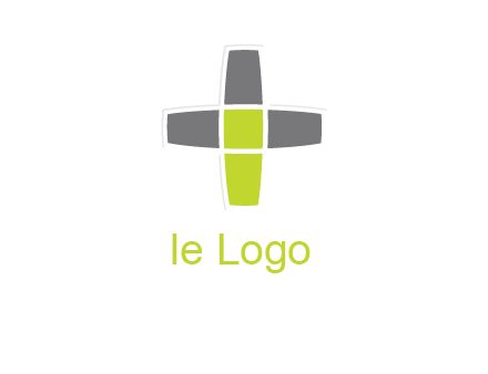 plus merged with letter i logo