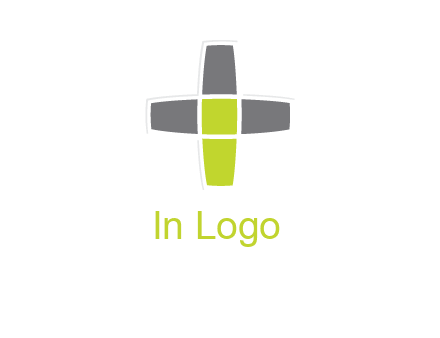 plus merged with letter i logo