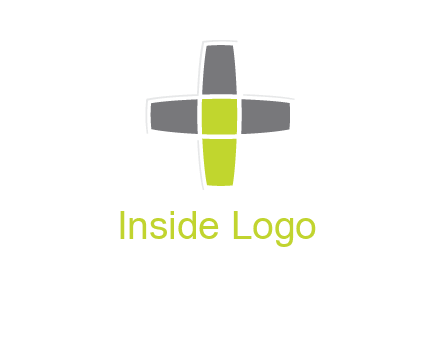 plus merged with letter i logo
