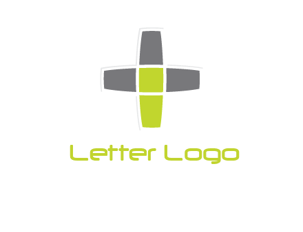 plus merged with letter i logo