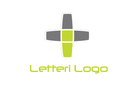 plus merged with letter i logo