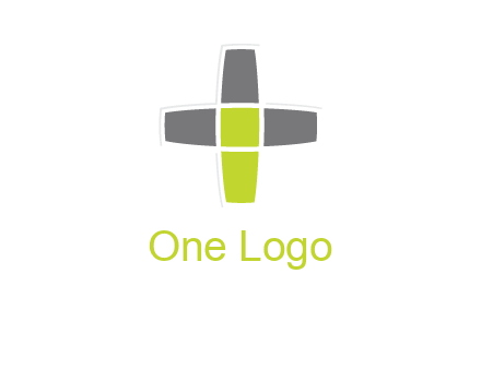 plus merged with letter i logo