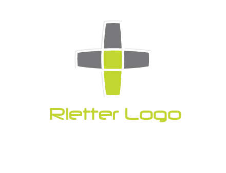 plus merged with letter i logo