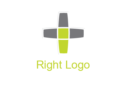 plus merged with letter i logo
