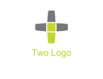 plus merged with letter i logo