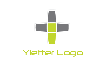 plus merged with letter i logo