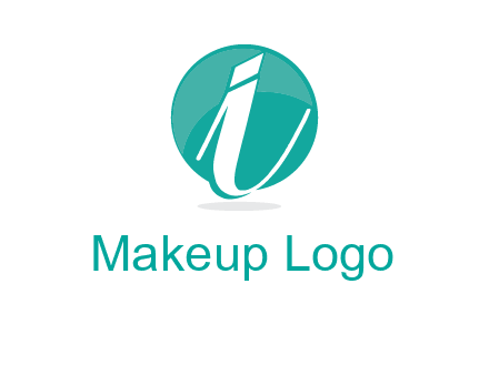 letter i placed in front of a circle logo