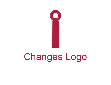 network cable forming letter i logo