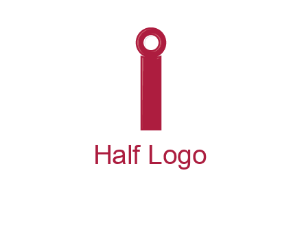 network cable forming letter i logo