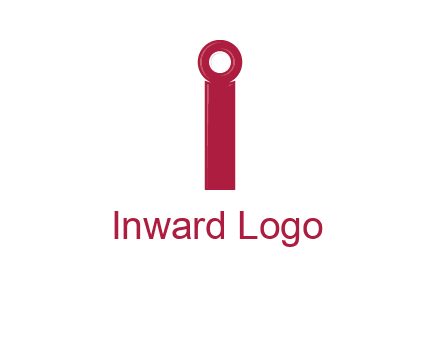 network cable forming letter i logo