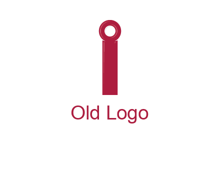 network cable forming letter i logo