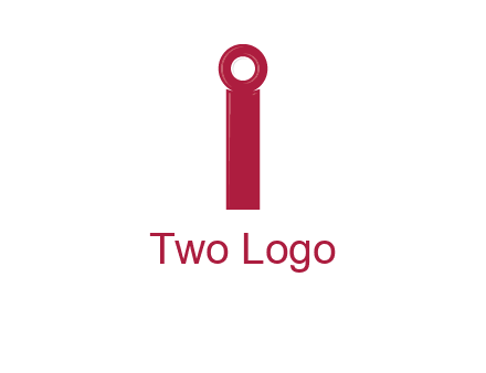 network cable forming letter i logo