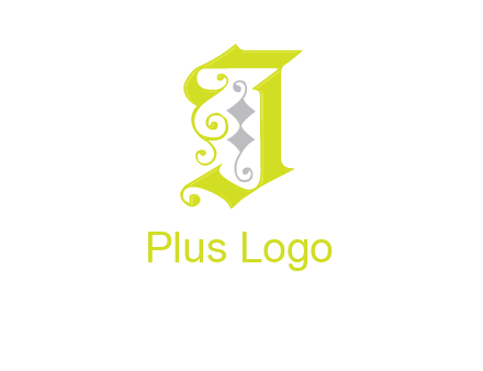 ornamental letter j logo