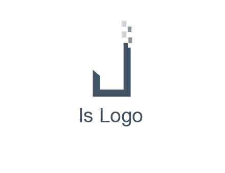digital letter j logo