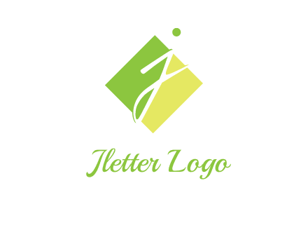 letter j over the diamond square logo