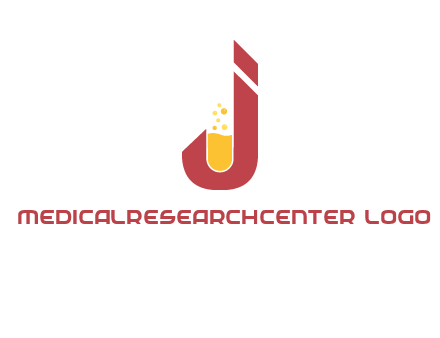 flask merged with letter j logo