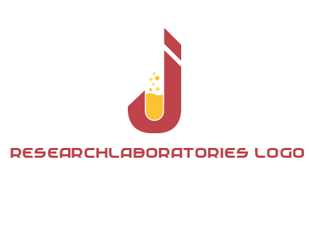 flask merged with letter j logo