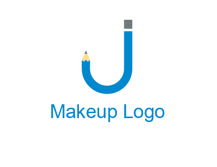 pencil forming letter j graphic