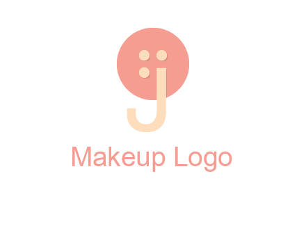 letter j placed in front of a button logo