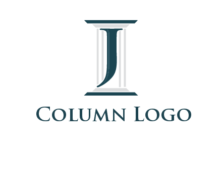 letter j inside court column logo